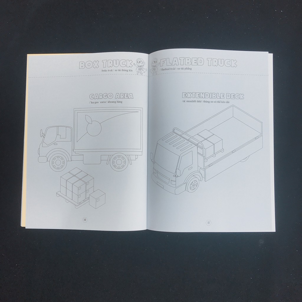 Sách Combo 5 cuốn tô màu phương tiện giao thông (dành cho bé 2-8 tuổi)