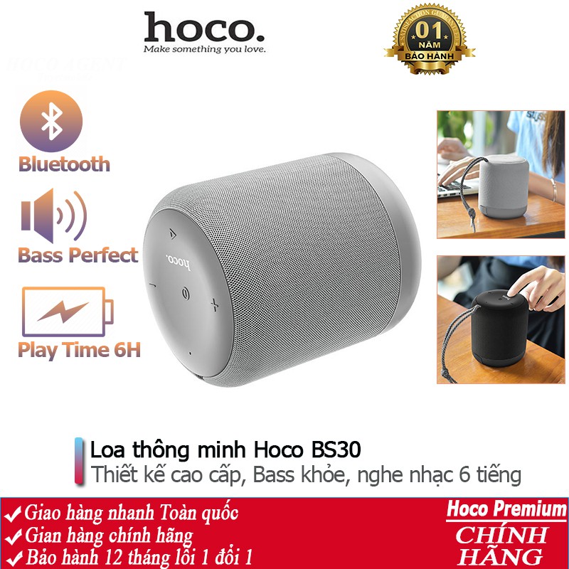 Loa Bluetooth Hoco BS30 thể thao, Bass mạnh mẽ, to rõ, hỗ trợ di động không dây - Chính hãng