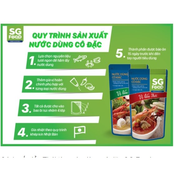 Nước Dùng Cô Đặc Vị Lẩu Thái SG Food Gói 150G Chính Hãng - 100% Nguyên Liệu Thiên Nhiên