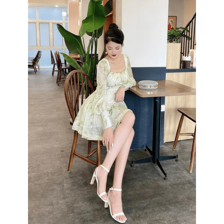 [ MẪU ĐẸP-GIÁ ƯU ĐÃI ] ĐẦM VOAN TIỂU THƯ/ TAY DÀI BỒNG BỀNH/ TÀ VÁY XẾP LY, XINH XẮN, DỆ THƯƠNG, TAO NHÃ UP shop valenti