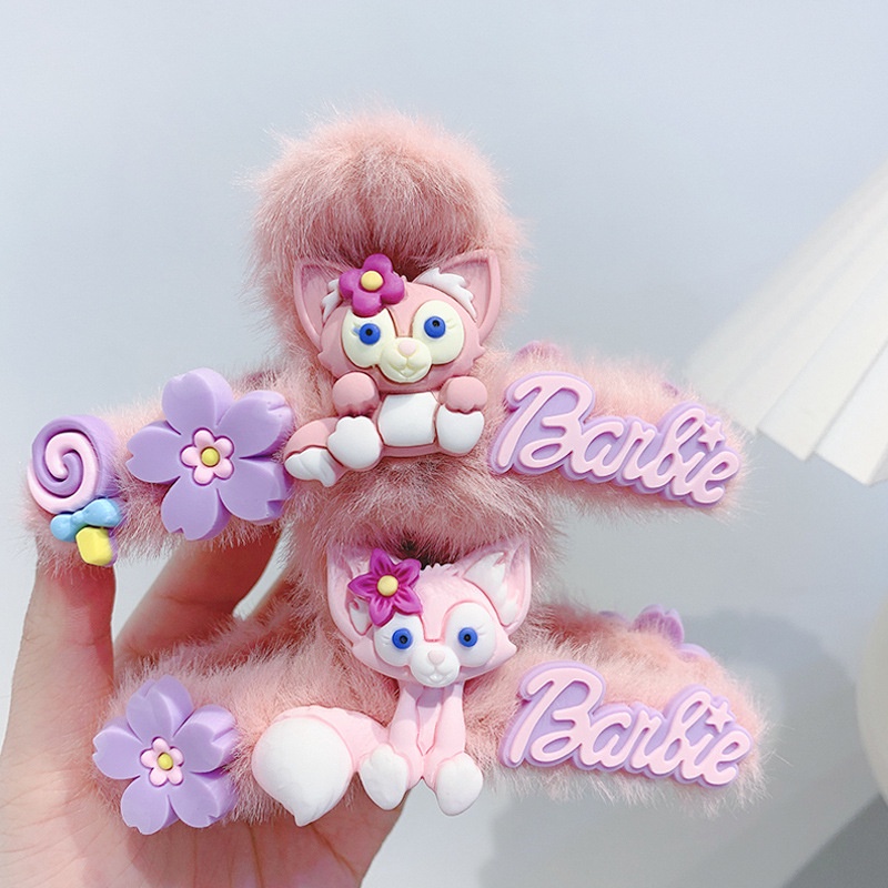 Băng đô cài tóc hình chú cáo Disney nhồi bông dễ thương cho bé gái