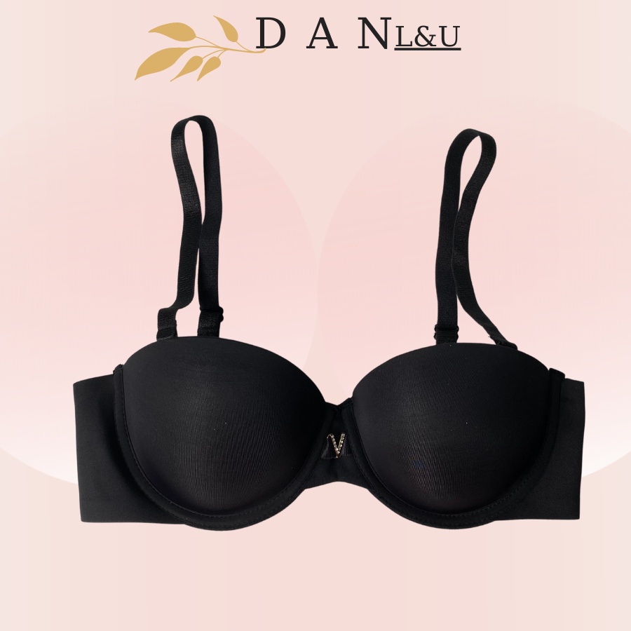 Áo Ngực Su Đúc Cúp Ngang Cao Cấp Có Gọng Nâng Ngực Tạo Khe Siêu Đẹp DAN L&amp;U 5188