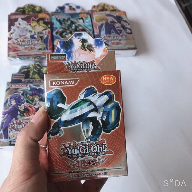 Sỉ 10 hộp bài p0kem0n và magic yugi oh hộp giấy