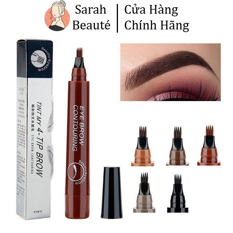 Bút chì kẻ lông mày 4D Suake rõ nét, chống trôi, tự nhiên, phẩy đẹp - Sarah Beaute MP39