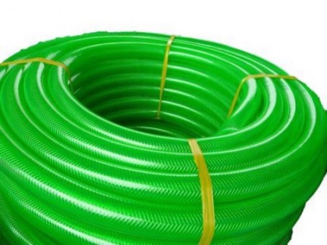 Ống nhựa mềm dẫn nước màu trắng xanh lá,ống lưới