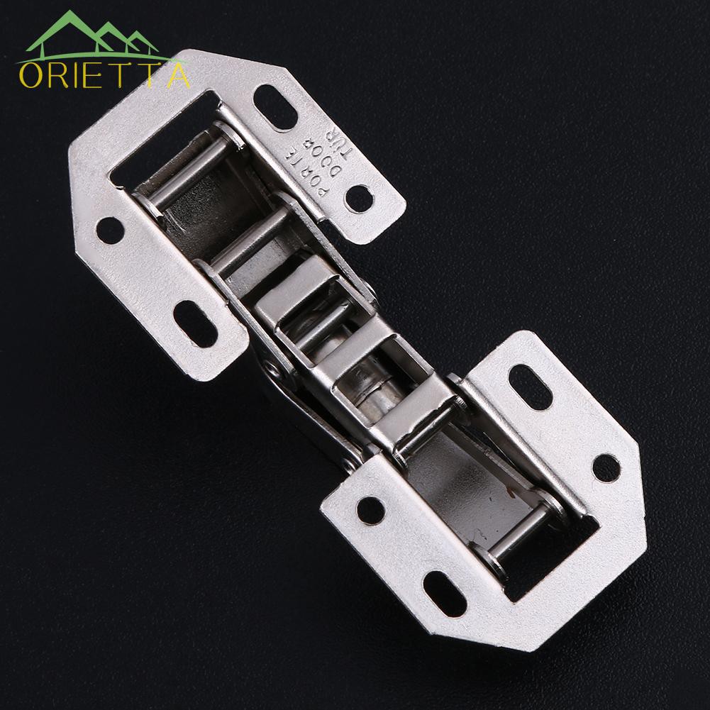 Set 10 bản lề cửa hình cầu lò xo không khoan lỗ cao cấp