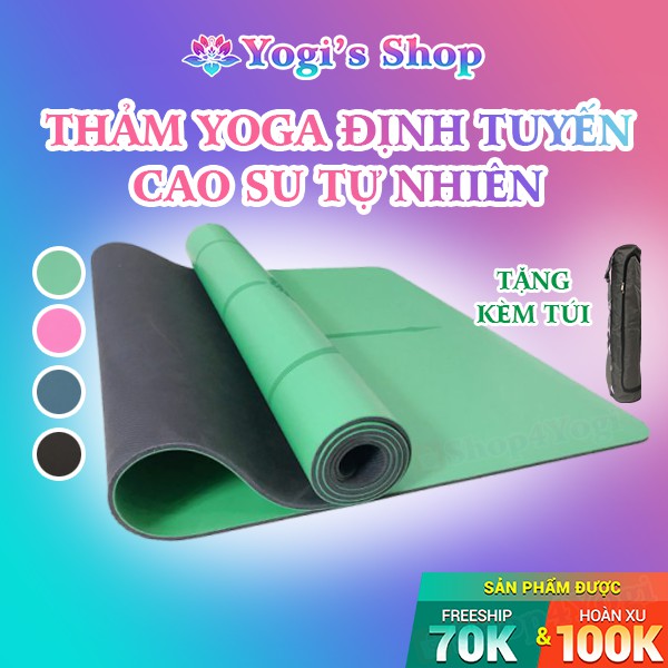 Thảm Tập Yoga Đinh Tuyến Cao Su Thiên Nhiên Và PU | Đạt Chứng Chỉ An Toàn Sức Khỏe SGS