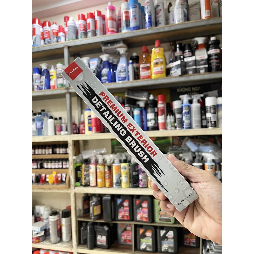 BÀN CHẢI/CỌ VỆ SINH CHI TIẾT LÔNG CỨNG LỚN MAXSHINE PREMIUM EXTERIOR DETAILING BRUSH 704609