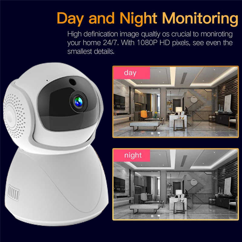 Camera Giám Sát 2.4g / 5g Wifi Ip 1080p Hh Kèm Phụ Kiện