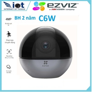 Camera Xoay IP WIFI 4M 2K EZVIZ C6W Độ Nét Cao Đàm Thoại 2 Chiều Camera Xoay 360 Ezviz - Hàng Chính 