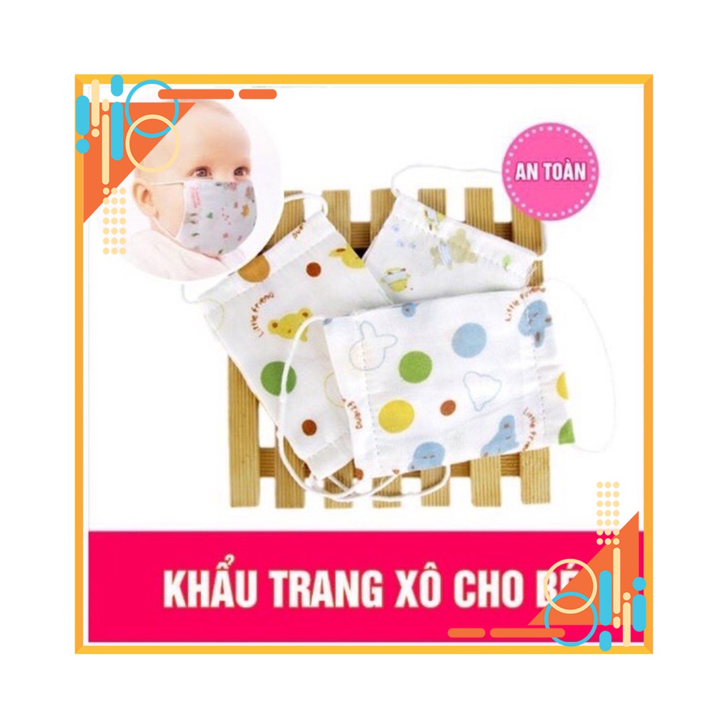 Khẩu trang xô cho bé sơ sinh đến 3 tuổi