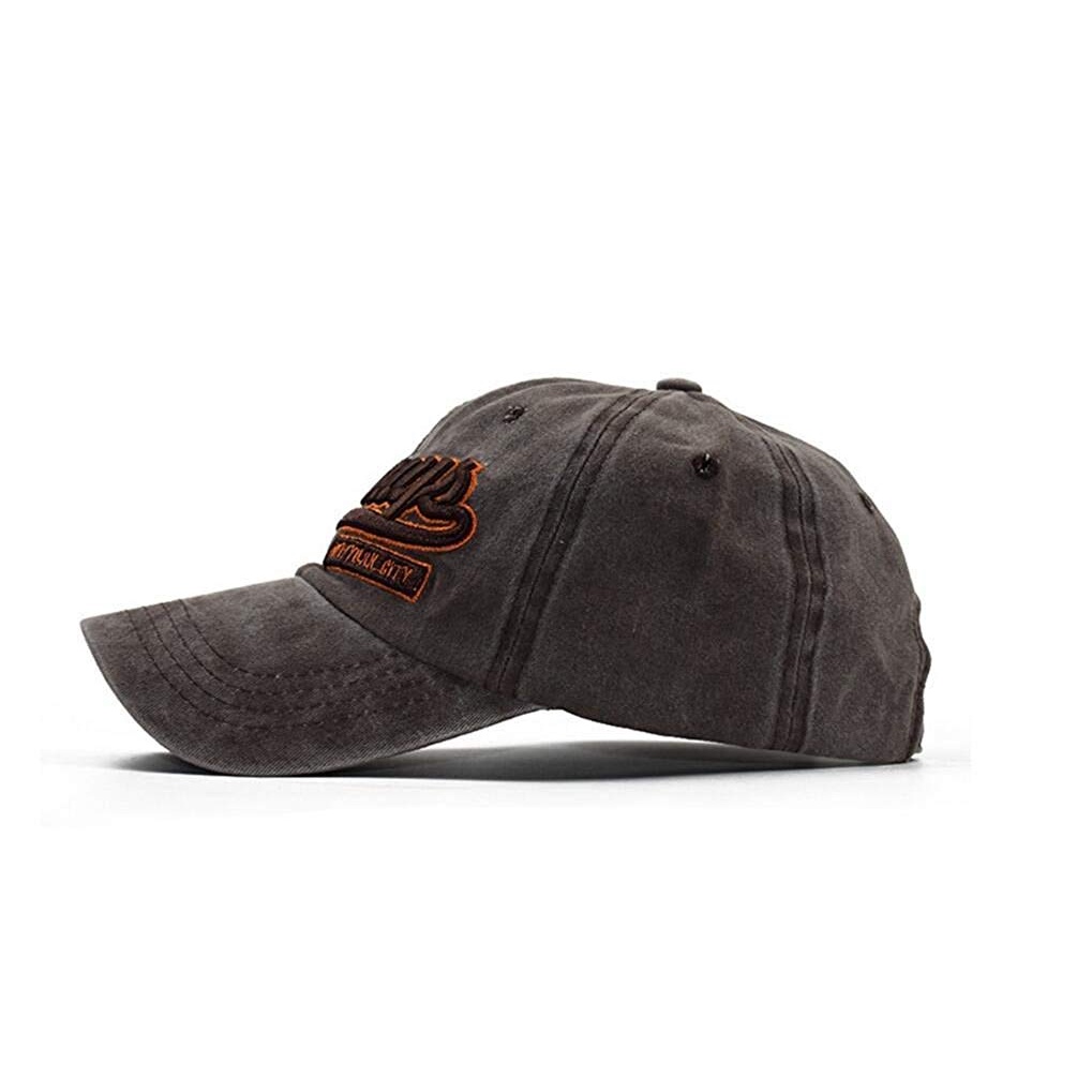 Mũ Lưỡi Trai Cotton Thêu Chữ Always New York City Phong Cách Vintage