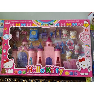 Bộ Đồ Chơi Full Box Vỉ Lâu Đài Mèo Hello Kitty Đồ Chơi Quà Tặng Cho Bé