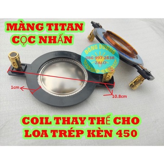 BỘ 2 CÁI CÔN LOA TREBLE 44.4MM CÓ CỌC - COIL TREBLE 450