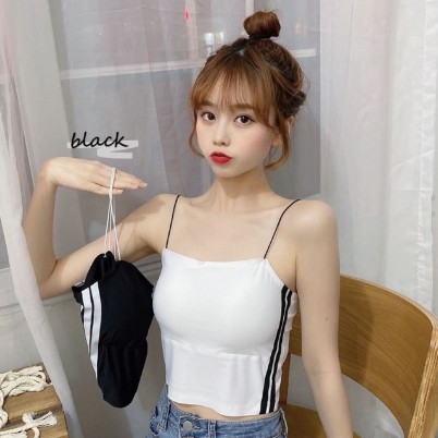 [MẪU MỚI 2020] Áo Bra, Áo quây Croptop Kẻ Sọc Thể Thao Có Đệm Ngực M812