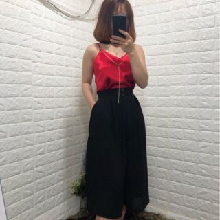 Quần voan dài ống rộng
