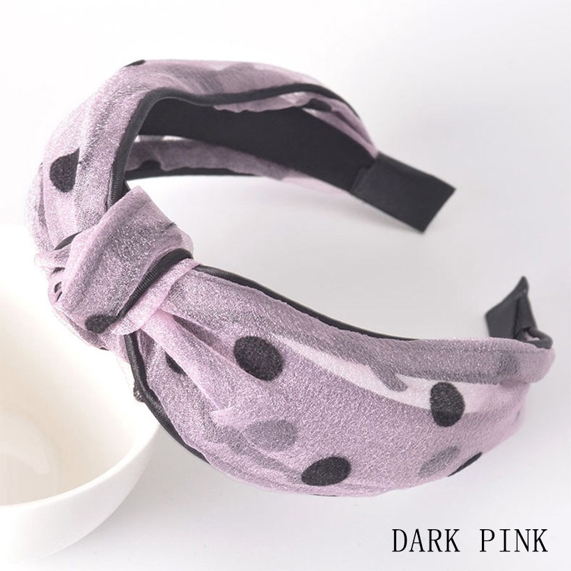 Cài Tóc Họa Tiết Chấm Bi Thời Trang Cho Nữ