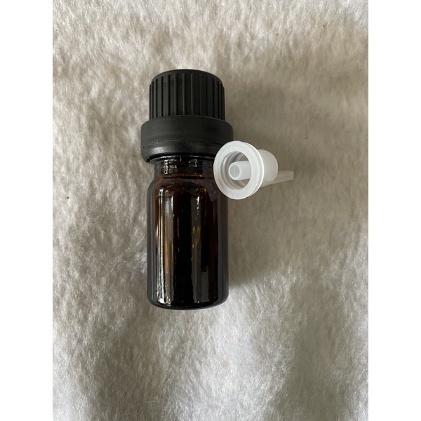 10 Chai thuỷ tinh 5ml nâu nắp vặn tinh dầu