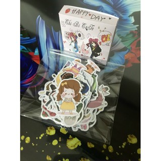 hộp 55 sticket chiki cute