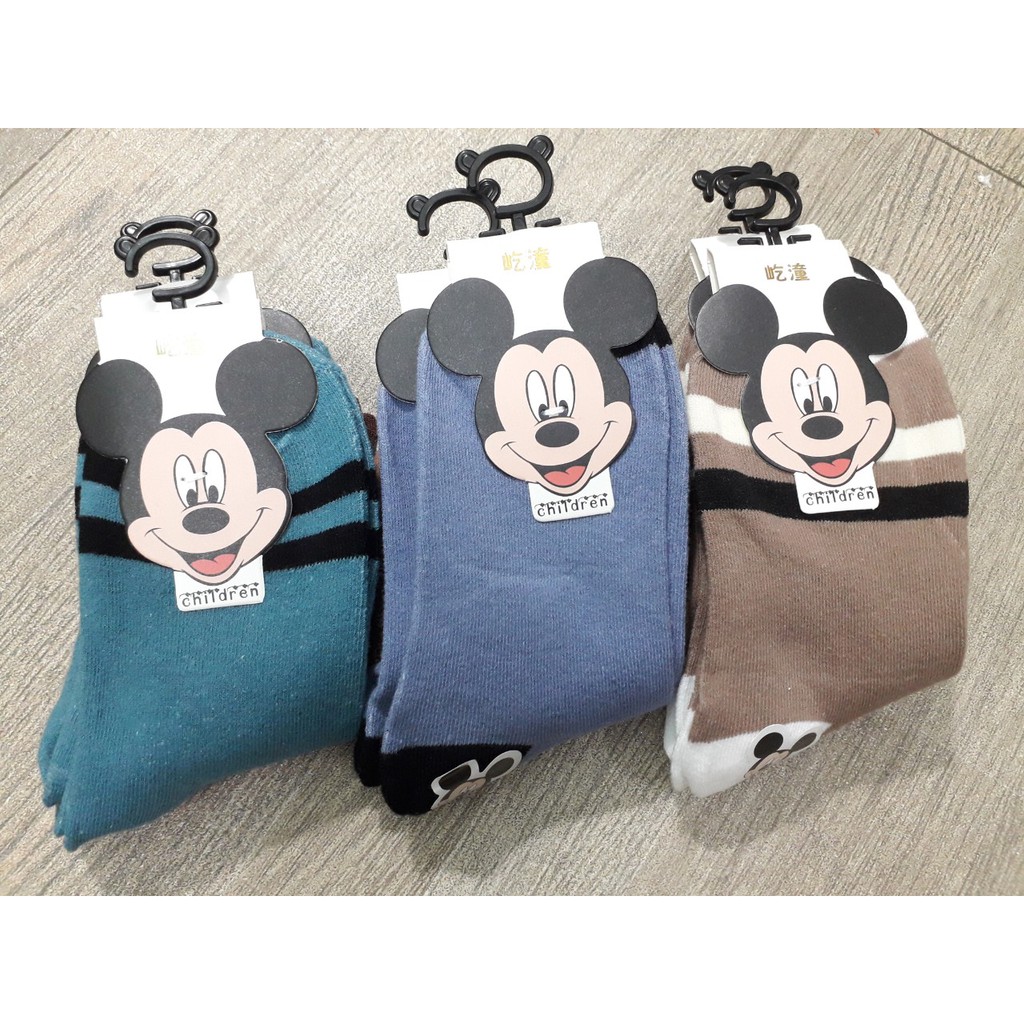 Tất trẻ em loại dầy 1 đôi hình chuột micky