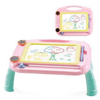 BẢNG VẼ TỪ TÍNH TỰ XÓA 4 CHÂN TRỤ LÀM BÀN (DÀNH CHO BÉ DƯỚI 2 TUỔI)