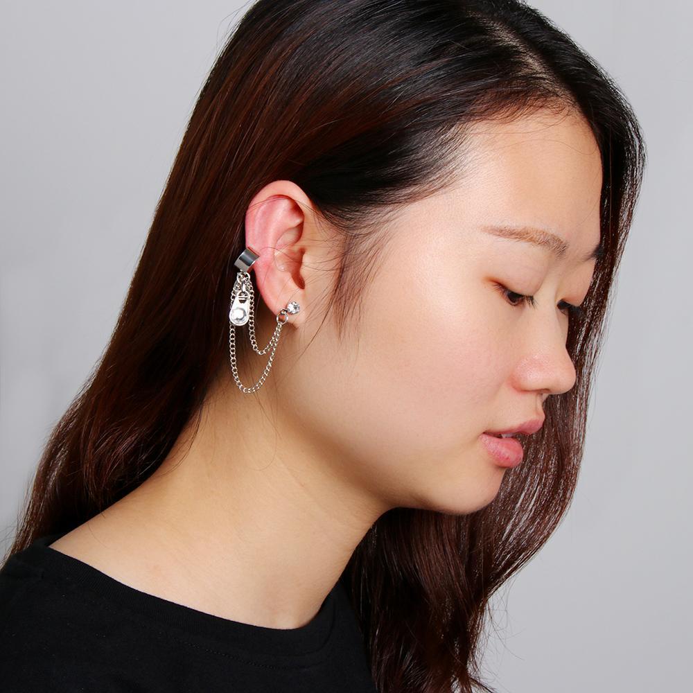 1 Bông Tai Hình Thánh Giá Phong Cách Châu Âu Cổ Điển