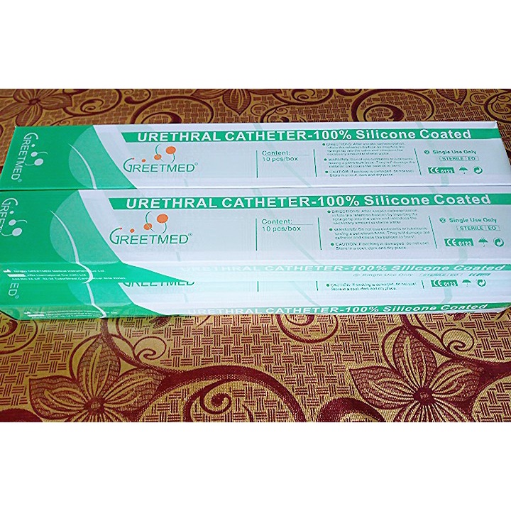 1 Dây truyền Silicone mềm GREETMED® 1 nhánh Nelaton Fr14 thải độc đại tràng cà phê_ống thông tiểu