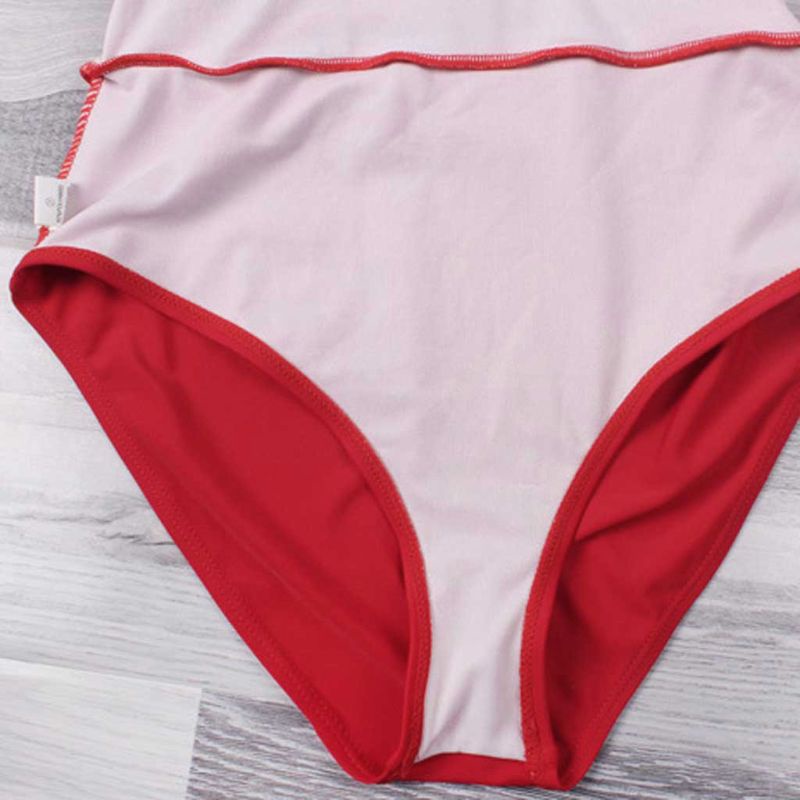 Đồ Bơi Một Mảnh Màu Trơn Hở Lưng Dây Đan Chéo Gợi Cảm Cho Nữ