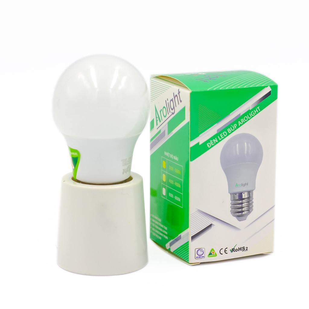 Bóng đèn LED Búp Kín nước Arolight 3W 5W 7W 12W 18W, Độ sáng cao, Tuổi thọ lâu bền, Bảo hành 1 Đổi 1