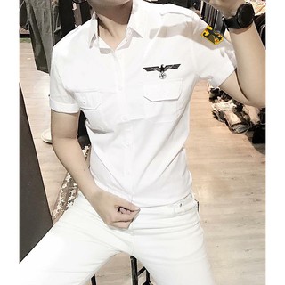 Áo Sơ Mi Nam Cầu Vai Logo GERMANY ARMY Cực Đẹp, Hàng Cao Cấp