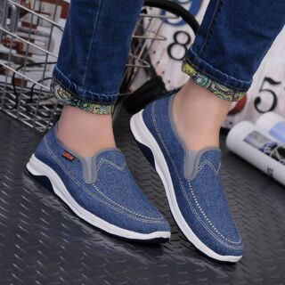 Giày vải sneakers nam(xanh)