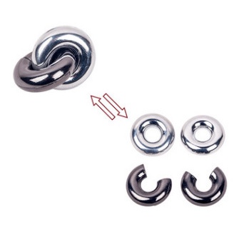 Đồ chơi trí tuệ_Thử thách_Cast Spiral (Donuts)- Mr. P's Puzzle_Hack não_IQ Toys_Giải đố_Tư Duy