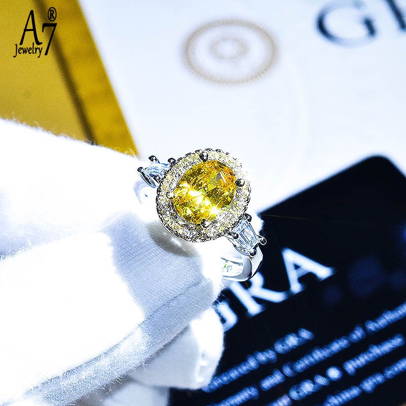 Nhẫn Hở Mạ Bạc S925 Đính Đá A7 50 Có Thể Điều Chỉnh Tiện Lợi