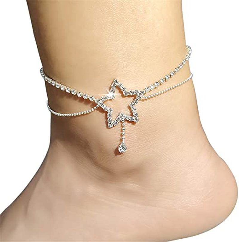 Lắc Chân Mạ Vàng Trắng Đính Đá Thời Trang Cho Nữ | BigBuy360 - bigbuy360.vn