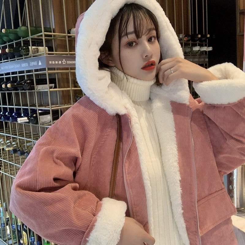 [ SẴN ] ÁO KHOÁC NHUNG TĂM LÓT LÔNG❤️ (KÈM ẢNH THẬT+VIDEO)