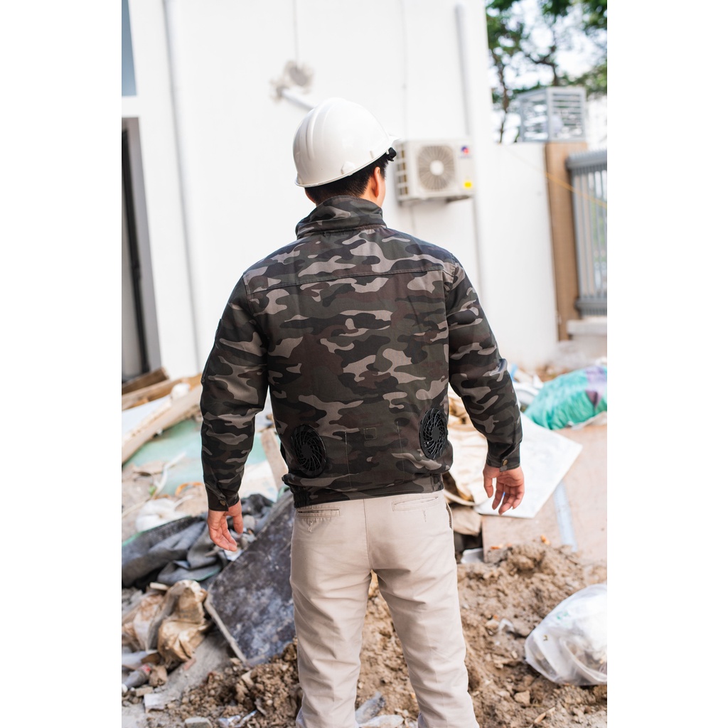 [くちょうふく] Áo Điều Hòa Nhật Bản có đá khô làm lạnh/Pin Li-Polymer 11-24 tiếng lâu chai/BH 12 tháng