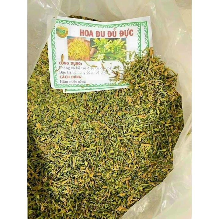 Hoa đu đủ đực khô nguyên chất sấy lạnh loại 1 gói 100gram