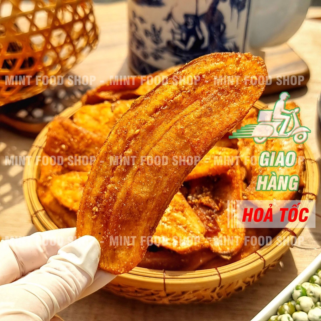 Chuối Sấy Mè Gừng Túi 500Gram