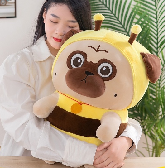 Gấu Bông Mèo hoàng thượng cosplay Ong, Chó Nô Tài Đội Lốt Ong, Thú bông Nhập Khẩu Cao Cấp