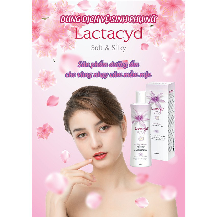 Dung Dịch Vệ Sinh Phụ Nữ Lactacyd Soft &amp; Silky