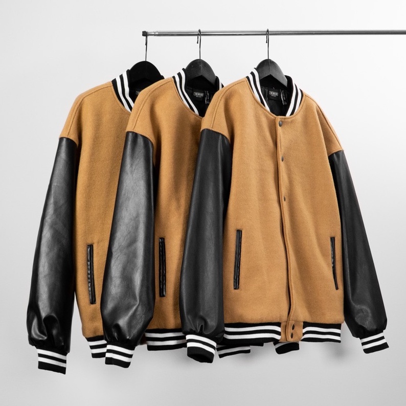 Áo khoác bomber varsity jacket The Bad God Vital