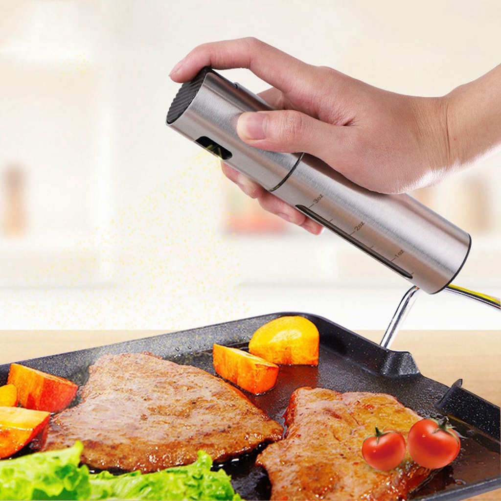 Bình Xịt Dầu Nấu Ăn Bằng Thép Không Gỉ Bền Chắc