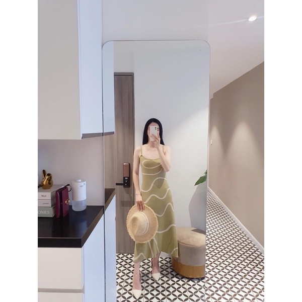 AfterBefore Đầm dây dệt kim nhiều màu