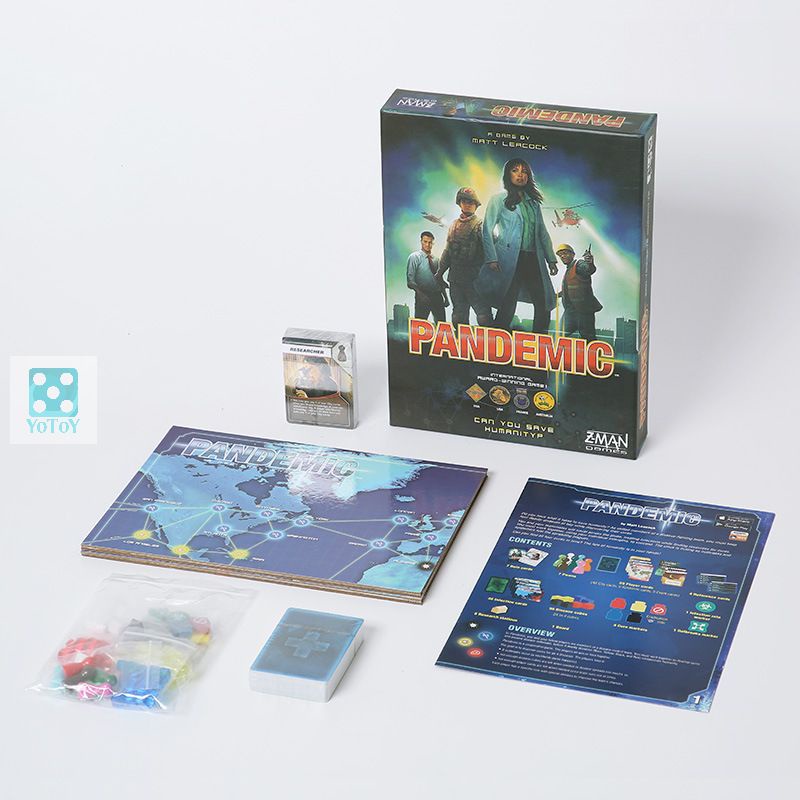 Pandemic boargame – Trò chơi Đại dịch toàn cầu bộ cơ bản