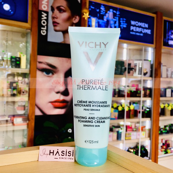 Sữa Rửa Mặt Làm Sạch Sâu Cho Mọi Loại Da VICHY PURETE THERMALE HYDRATING 125ml