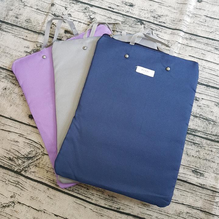 HCM - Túi vải 38cm đựng macbook laptop tài liệu sách vở có xốp đệm chốn | BigBuy360 - bigbuy360.vn