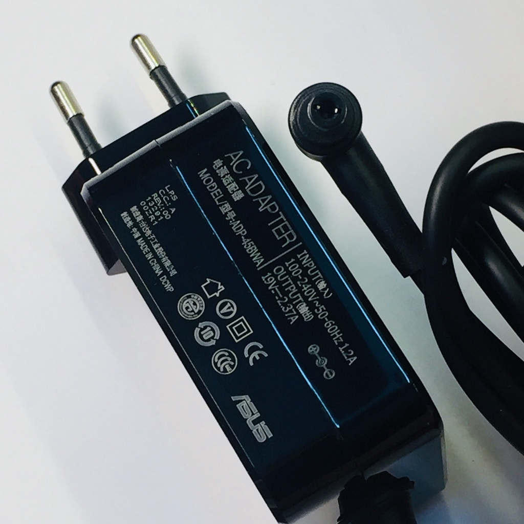 SẠC LAPTOP ASUS 19V 2.37A 45W CỦ VUÔNG CHÂN TO BẢO HÀNH 12 THÁNG