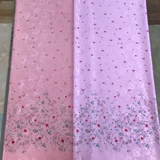 Vải gấm hoa nhí