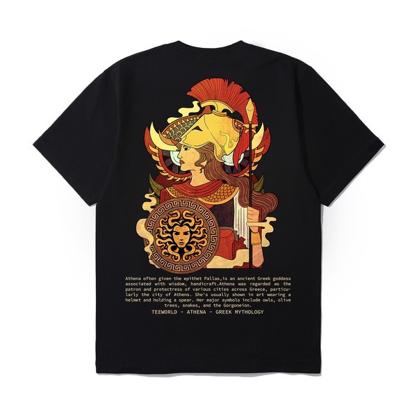 Áo thun TW x Greek Mythology (Thần Thoại Hy Lạp) - Athena T-shirt