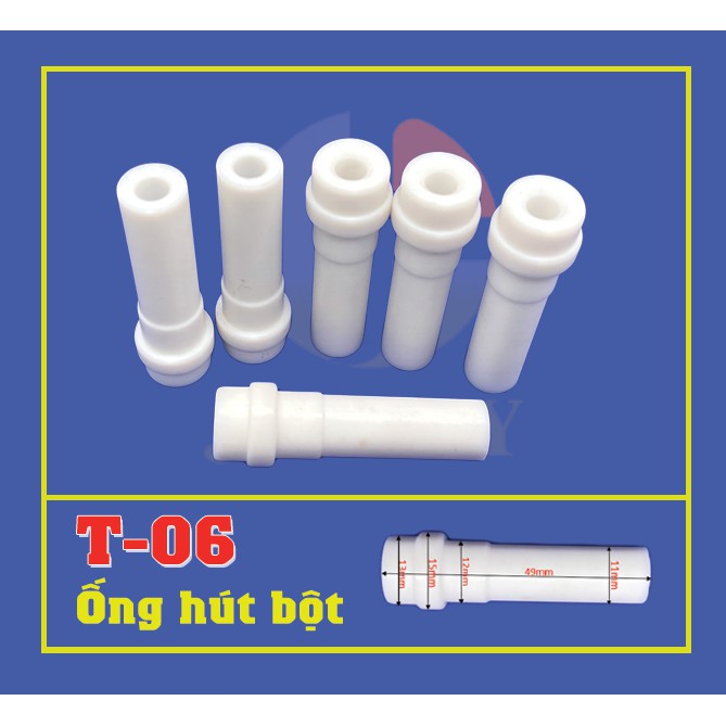 Linh kiện súng phun sơn tĩnh điện ống hút bột Trung Quốc